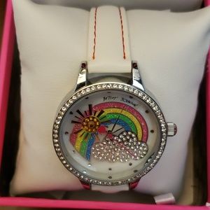 Betsey Johnson Accessories - Betsey Johnson sunshine daydream rainbow white Betsey Johnson Accessories - Betsey Johnson sunshine daydream rainbow white